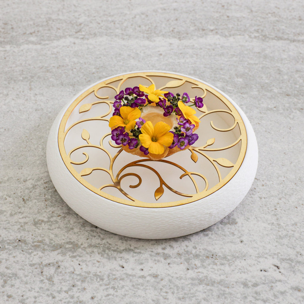 AVA Classic - (1pc) Brass / White